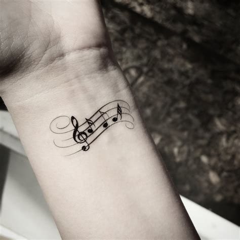 Music Note Tattoo Temporary Tattoos Music By Sharonhartdesigns