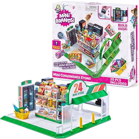 surprise mini brands mini convenience store playset   exclusive mini  zuru multicolor