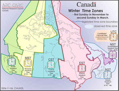 time zones daylight saving time national research council canada