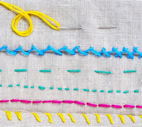 hand sew  basic stitch photo tutorials apartment therapy