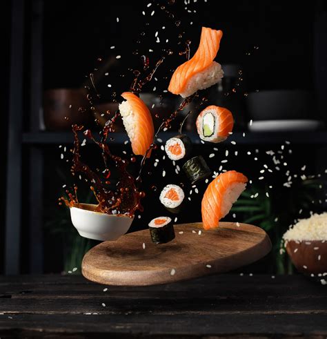 creative food photography ideas sushi  pavel sablya images