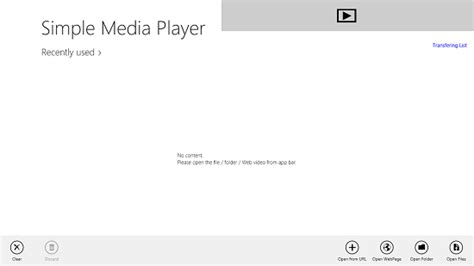media player app  windows  simple media player