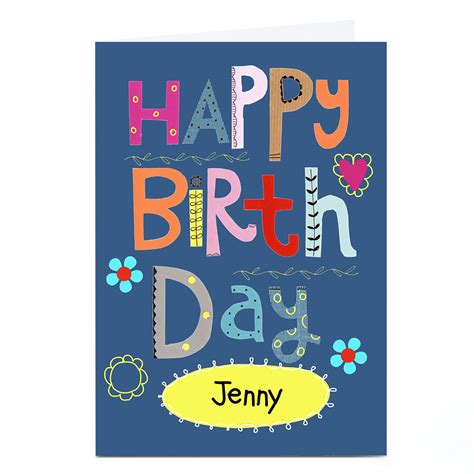 Buy Personalised Lindsay Loves To Draw Birthday Card Happy Birthday