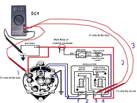 chevy alternator wiring diagram wiring