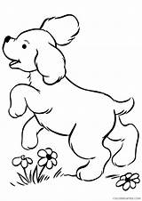Brittany Spaniel Coloring4free sketch template