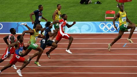 fastest man   world olympic track  field track  field