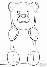 Gummy Bear Coloring Draw Pages Drawing Bears Printable Kids Step Outline Tutorials Colouring Supercoloring Science Gummi Ausmalen Ausmalbild Ausmalbilder Candy sketch template