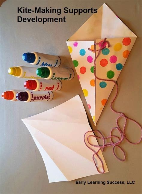 construction paper kite craft papercraft
