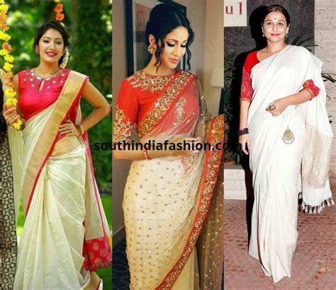 Top 10 Blouse Options To Pair With White Sarees