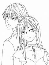 Vampire Coloring Pages Knight Rosario Anime Tsukune Moka Adults Color Printable Deviantart Getcolorings Print Popular sketch template