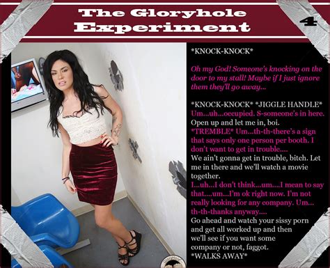 Interracial Sissy Captions The Gloryhole Experiment Part 1