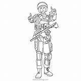 Siege Warden Xcolorings Shooter sketch template