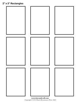 rectangle templates tims printables