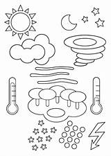 Weather Coloring Symbols Pages Large Edupics sketch template