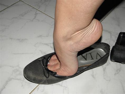 well worn womens shoe soles