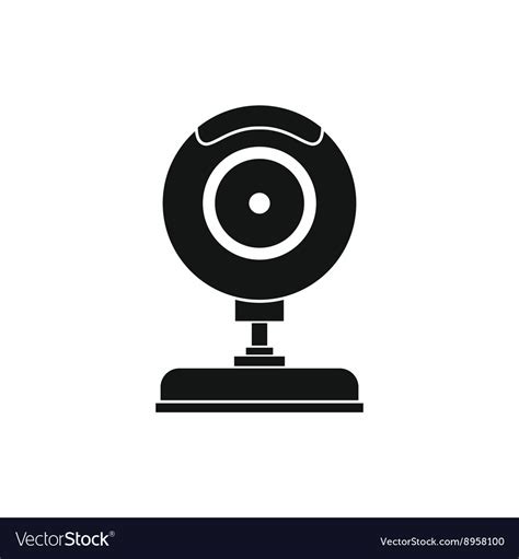 webcam icon  simple style royalty  vector image