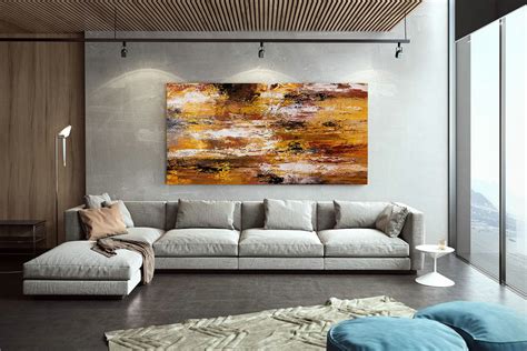 extra large wall art original art bright abstract original painting  canvas extra large