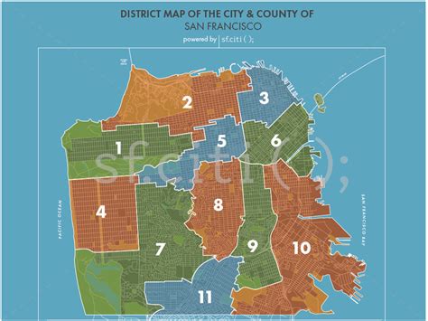 district map   city  county  san francisco sfciti