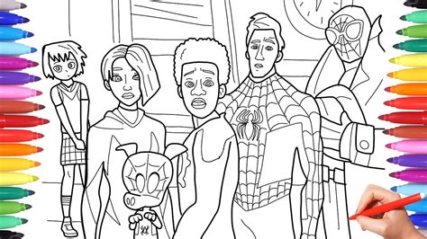 spider man   spider verse  coloring pages coloringpages