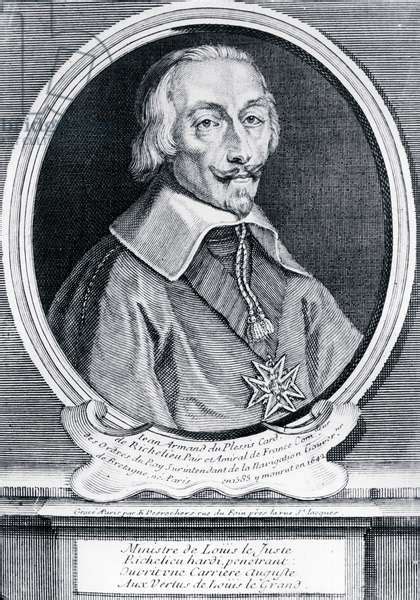 portrait of cardinal armand jean du plessis de richelieu paris 1585
