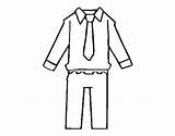 Colorare Roupa Abbigliamento Homem Disegni Favorito sketch template