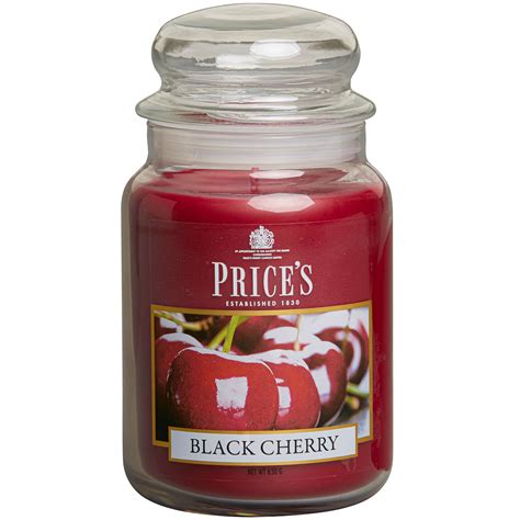 prices candles large glass jar black cherry  hours burn time prices candles  ebay
