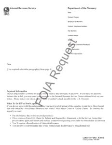 tax penalty waiver letter sample onvacationswallcom