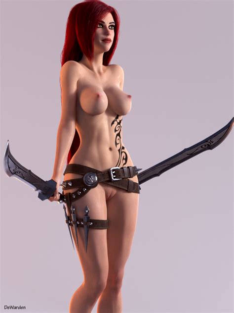 Rule 34 3d Breasts Katarina Du Couteau League Of Legends Naked Pussy