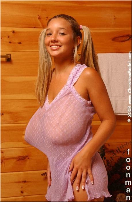 christina lucci model boobs