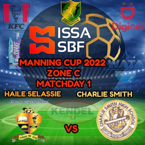Haile Selassie High Vs Charlie Smith High Zone C Manning Cup 2022 2023