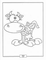 Cow Fil Niños Lh4 Cuaderno sketch template