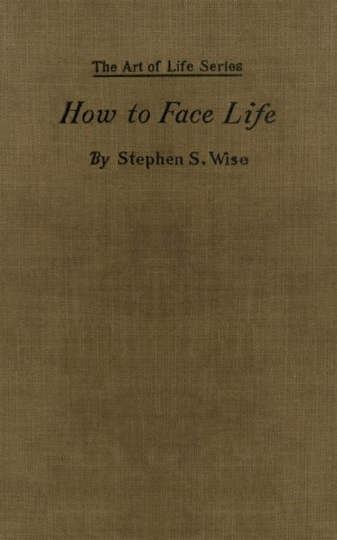 face life  stephen  wise bookfusion