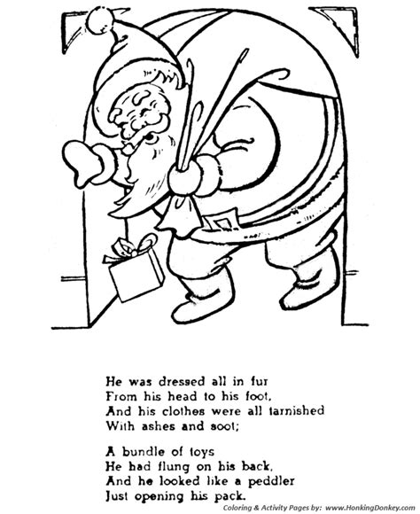 twas  night  christmas coloring sheets search results
