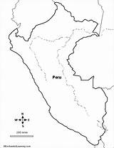 Peru Map Outline Activity Countries Enchantedlearning Research Color sketch template