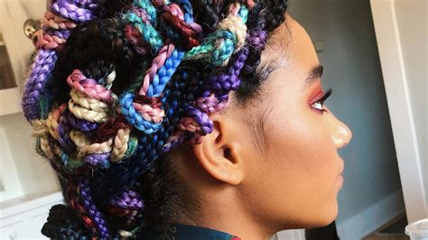 16 Dope Box Braids Hairstyles To Try Allure