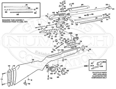 marlin glenfield model  lr marlin parts  accessories diagram