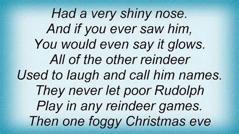 hank thompson rudolph  red nosed reindeer lyrics youtube