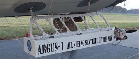 successful argus  uav payload testing  world surveillance group  lighter  air society