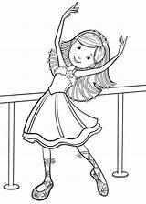Bailarina Dancer Ballet Groovy Coloringhome Letscolorit Getdrawings Infantis sketch template