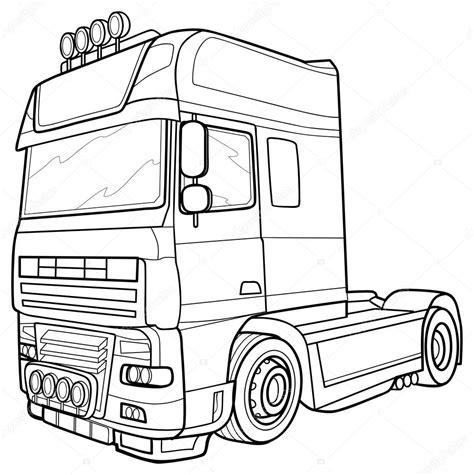 ideas  coloring scania truck coloring pages