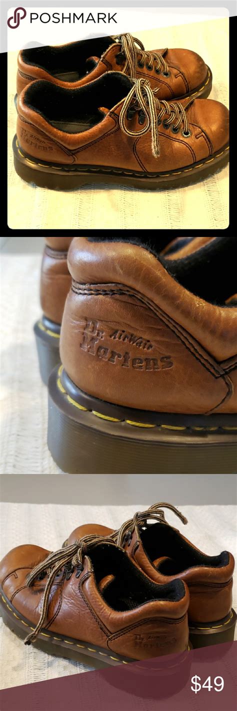 dr martens airwair shoes  shoes martens tan leather