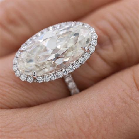 gia certified  carat oval shape diamond ring upper luxury