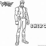 Voltron Coloring Shiro Bettercoloring Defender Legendary Dreamworks sketch template