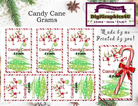 candy cane gram template printable word searches
