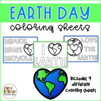 earth day coloring sheets   grade edventures tpt