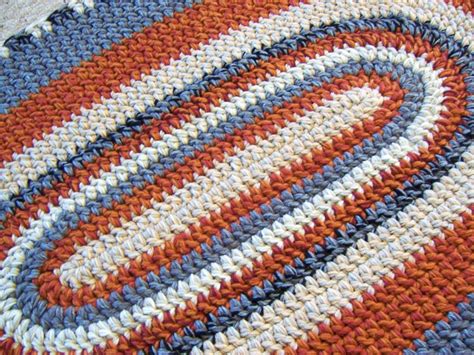 hand  oval crochet rug custom   order     pick