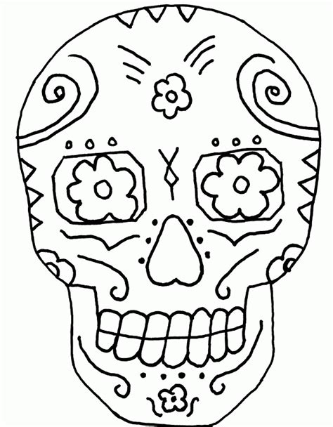 el  de los muertos skulls coloring pages coloring home