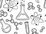Science Coloring Pages Experiment sketch template