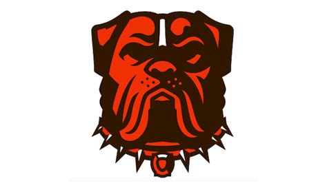 cleveland browns select  dog bullmastiff logo crains cleveland