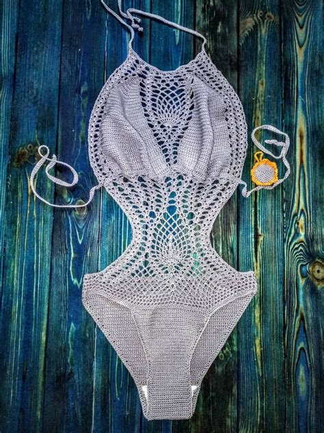Lora Crochet One Piece Swimsuit Crochet Monokini Wedding Etsy